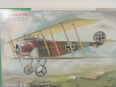 Fokker D.II Grünzweig Doppeldecker - Special Hobby Bausatz 1:32  - 32076  #E 