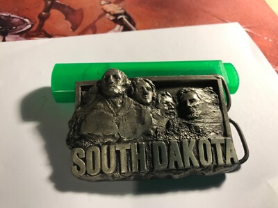 Original  USA Belt Buckle, Gürtelschnalle, South Dakota, Mount Rushmore
