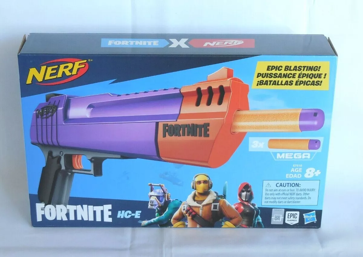 HC-E Mega Dart Blaster Nerf Fortnite E7510 Toy Gun