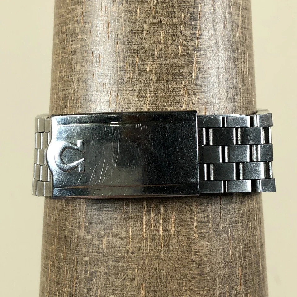 Vtg Omega Constelation Men 10K Gold Filled Quartz Watch 7" Parts Repair - Image 4 of 4