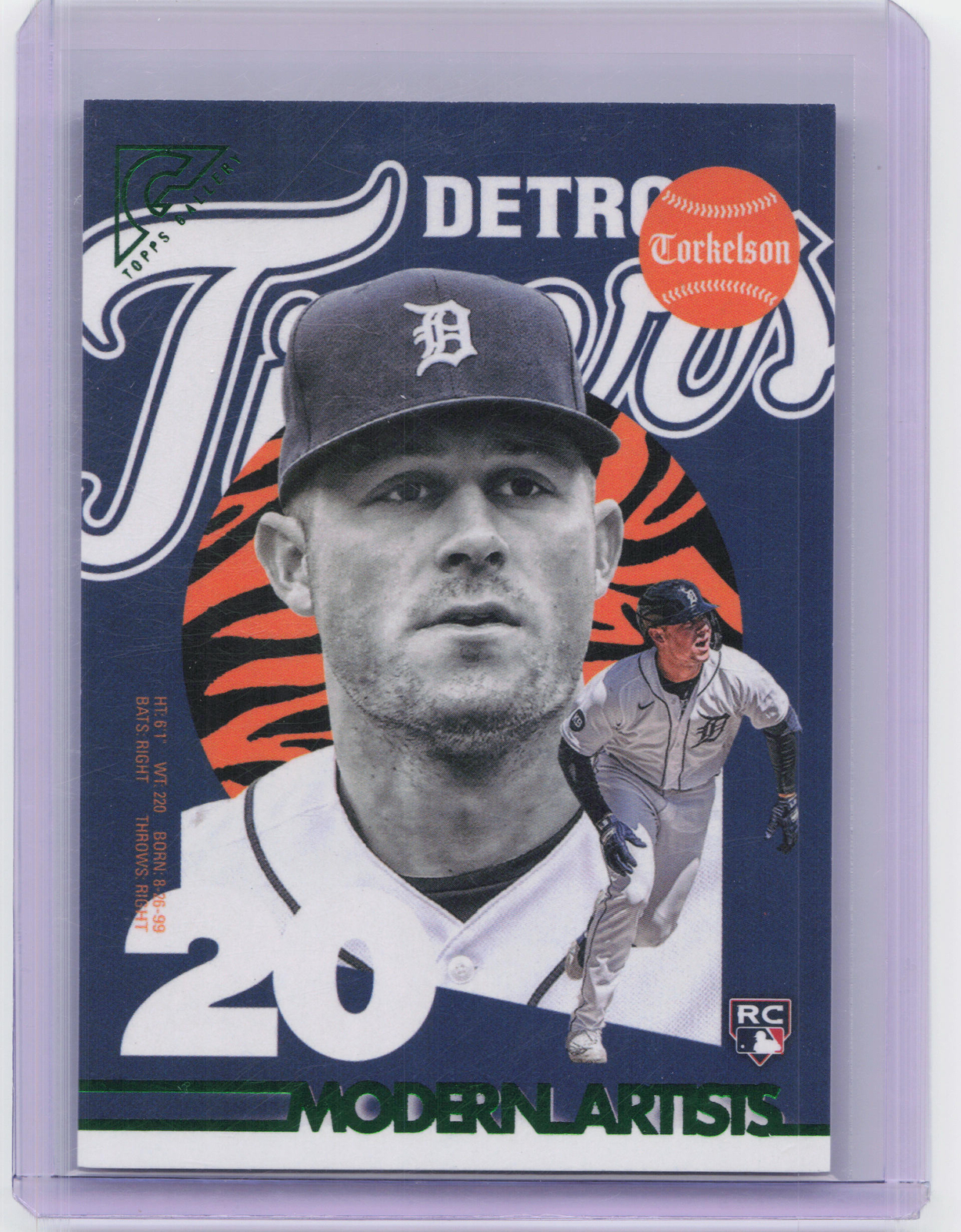 2022 Topps Gallery #MA-23 Spencer Torkelson Modern Artists Green #/250