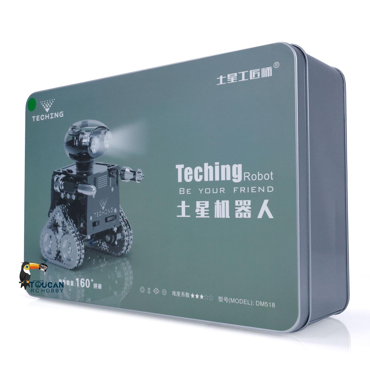 TECHING Metal Intelligent Electric Robot DIY Remote Control Mechanical Model Kit