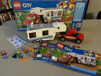 lego city pickup & caravan 60182 building kit