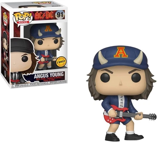 Funko Pop CHASE Rocks AC/DC - Agnus Young CHASE Vinyl Figure #91 #36318 NEW