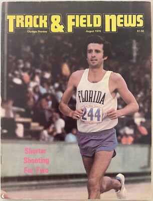 1976 Track and Field News August Olympic Preview, Nike ad