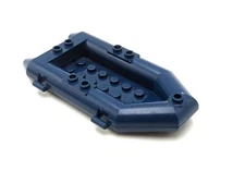 LEGO part 30086c01 DARK BLUE Boat Rubber Raft 6x10 from set 8635