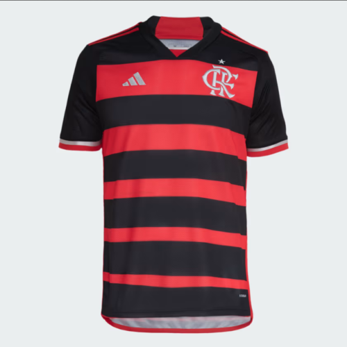 Flamengo Home Soccer Football Jersey Shirt - 2024 2025 Adidas Brazil - Afbeelding 1 van 2