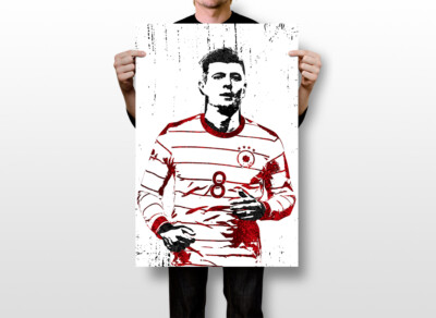 Toni Kroos Germany National Football Team Art Wall Room Poster