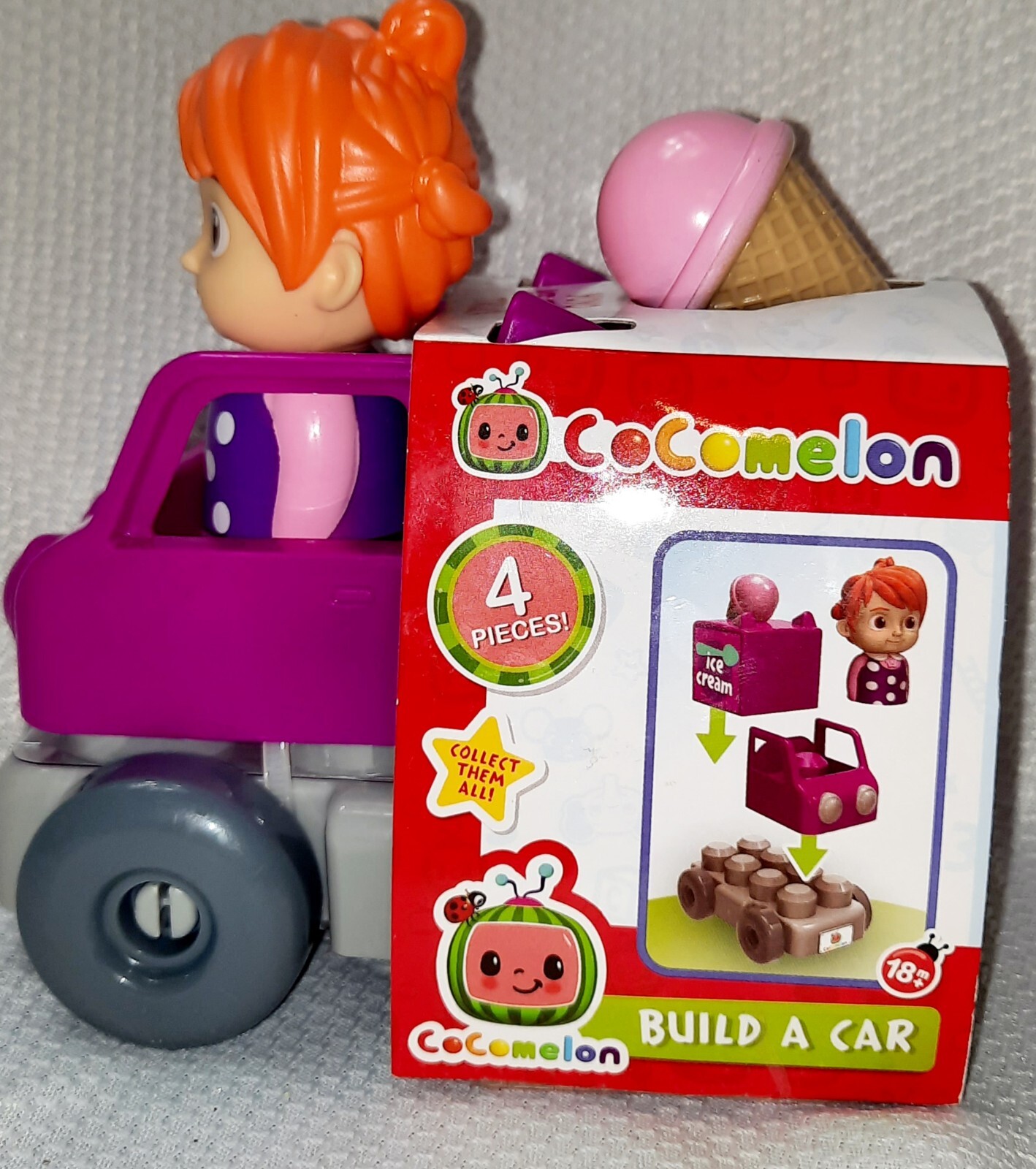 CoComelon Ice Cream Truck Vehicle YoYo Build a Car Rare Brand New