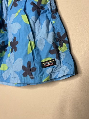 Vintage L. L. Bean Girls Beach Shorts 90s Size 7/8 - Picture 2 of 5