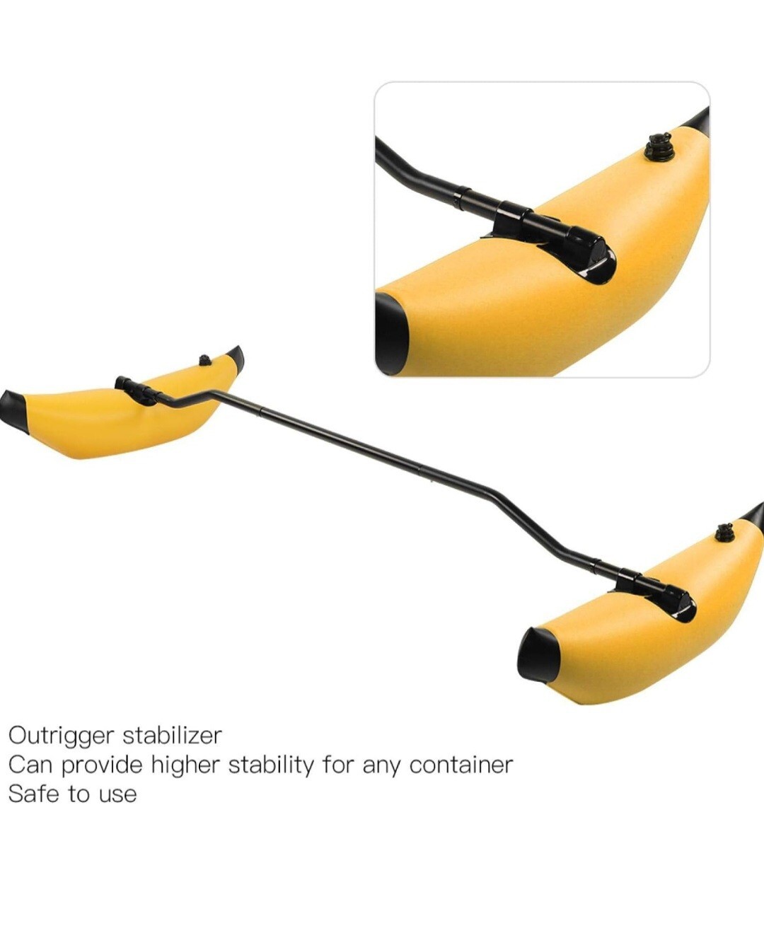 Lightweight PVC Inflatable Outrigger Kayak Canoe Fishing Boat Stabilizer System