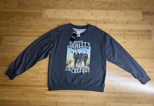 Welcome to Schitt$ Creek Women's Gray Graphic Long Sleeve Casual Sweatshirt|SZ:M - Picture 9 of 21