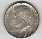 1964 D KENNEDY HALF DOLLAR $.50 COIN 90% SILVER UNITED STATES DENVER MINT USA