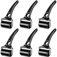 Frienda 6 Pcs 2" Rubber Brayer Ink Roller for Printmaking, Gluing, Crafts