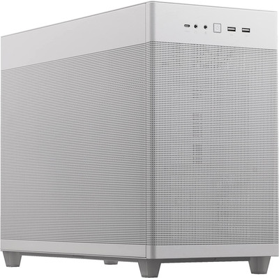 Prime AP201 33-Liter Micro ATX White PC Case with Tool-Free Side Panels and a Qu