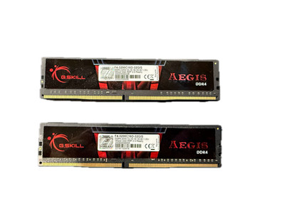 G. SKILL Aegis 32GB (2x16GB) PC4-25600 (DDR4-3200) Memory (F4-3200C16D-32GIS)
