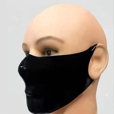 3x Herren Damen Kunstleder Gesichtsmaske Sexy Mode Party Clubwear Kostüm