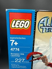 2005 Lego 4774 Alpha Team Scorpion Orb Launcher New Sealed