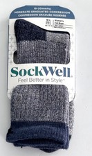 Women's Sockwell Trail Blazer Moderate Compression Socks M-L 15-20mmHg Merino