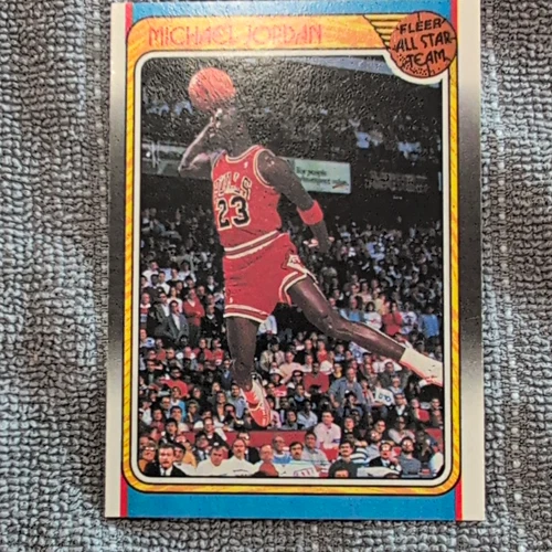 Fleer 1988-89 Michael Jordan All-Star Team #120 Chicago Bulls Card