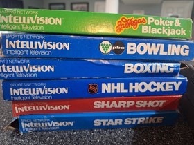 Mattel Intellivision Console Bundle With Games 100% TESTED WORKING Good Shape!