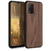 Holz SchutzhüLle FüR Xiaomi Mi 10 Lite 5G Hardcase Tpu Bumper Walnussholz HüLle