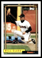 Will Clark 1992 Topps #330 Giants MLB READ FREE SHIPPING AutographDen