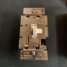 LUTRON  AY-600P-WH  Ariadni Toggle Dimmer 600 W Single-Pole White. FREE SHIPPING