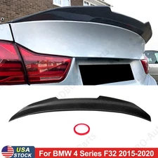 Carbon Fiber ABS PSM Style Rear Trunk Spoiler For BMW 4 Series F32 430i 2014-20