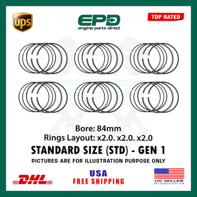 LAND ROVER 306DT TDV6 GEN-1 PISTON RINGS SET FITS JAGUAR DISCOVERY 3.0L DIESEL