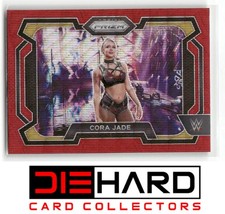 2024 Panini Prizm WWE #48 Cora Jade Ruby Wave Prizms wwe RMH