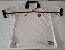 VTG 1998 1999 USMNT USA US HOME NIKE LARGE L JERSEY SHIRT SOCCER WORLD CUP XL M