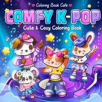 Kreativ Malbuch FüR Erwachsene & Teens – K-Pop Tiere, Entspannung, Stressabbau