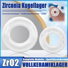 VOLLKERAMIKLAGER Kugellager ZrO2 Miniaturkugellager Keramik Lager - Alle Modelle
