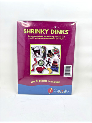 Vintage 1999 Shrinky Dinks by Curiosity Kit -12 Sheets and Instructions included