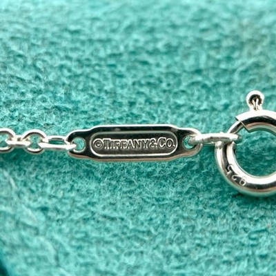 Authentic Tiffany & Co. Horseshoe Necklace Sterling Silver 