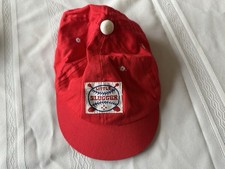 Vintage Little Slugger Hat Cap 2-4 Years Red Baseball Cap Hat