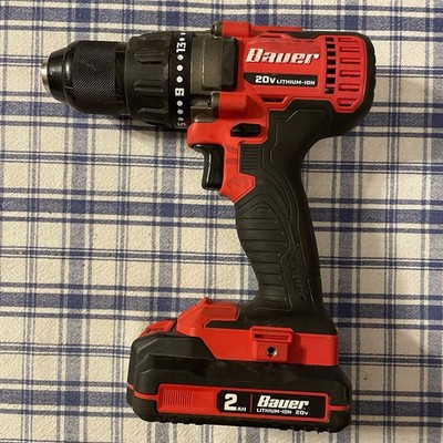 BAUER TOOLS 1/2'' Drill/Driver 20V with working Battery