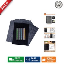 Versatile 200 Sheet Graphite Tracing Paper Kit with 5 Double-Ended Styluses