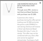 Brilliant Earth -Silver Lab Diamond Bezel Pendant - 0.2 cttw., F , SI Clarity! — photo 2