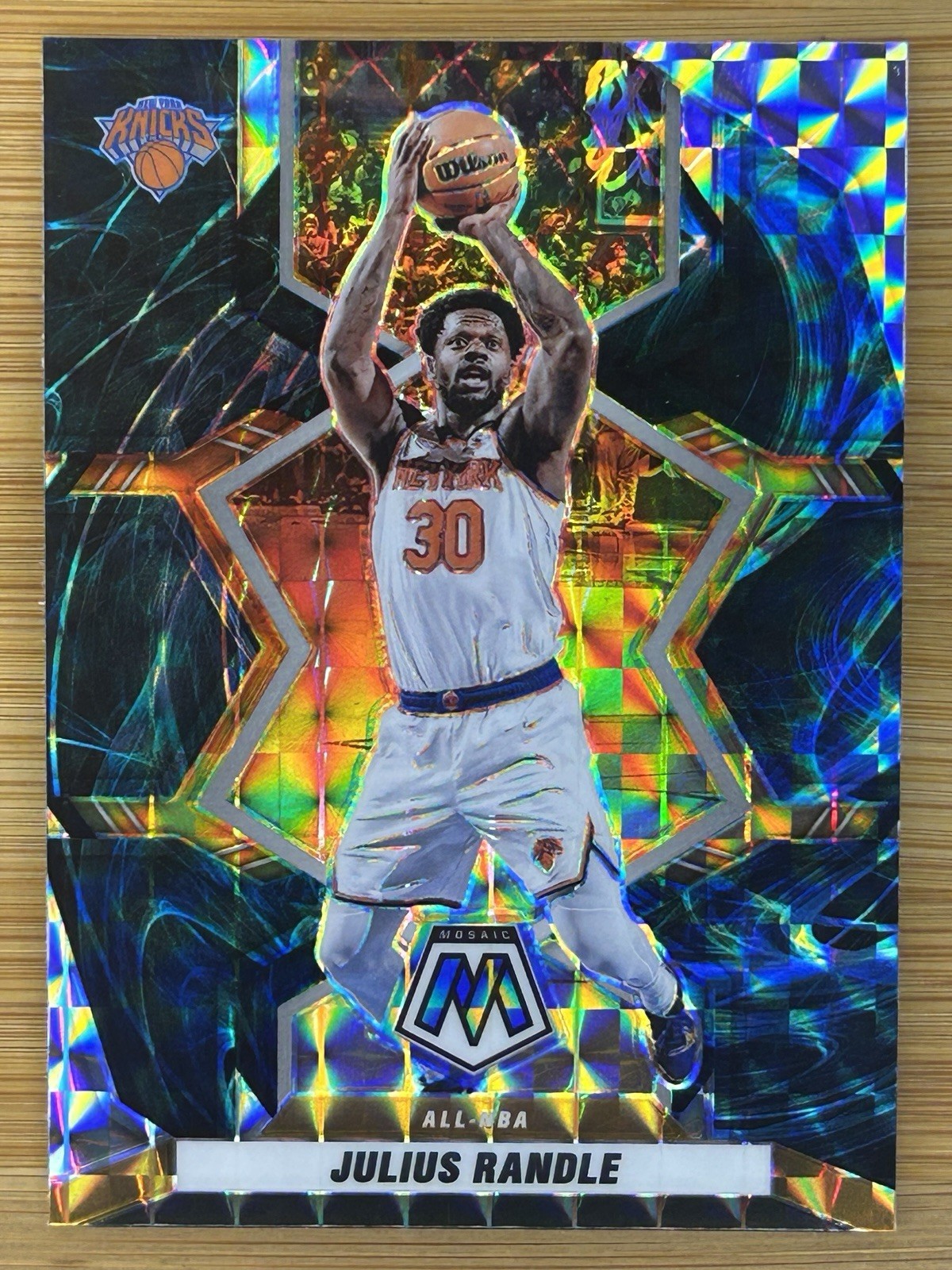 CASE HIT 2021-22 Panini Mosaic - All NBA Julius Randle #289 Genesis Mosaic Prizm