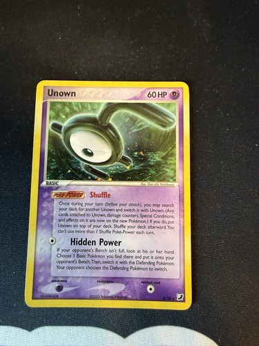 Unown  (E) Card E/28 Unseen Forces Holo Rare Pokemon TCG