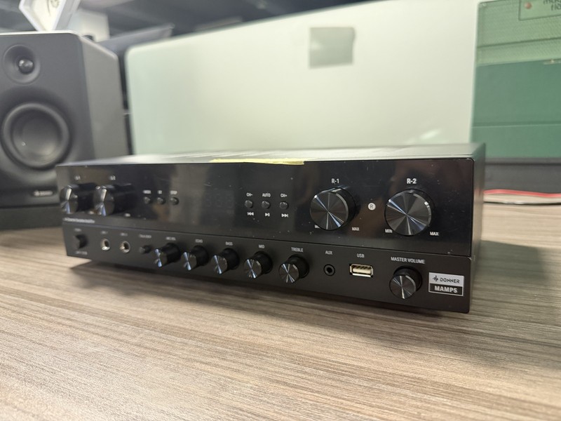 Donner MAMP5 Bluetooth HiFi Power Amplifier Receiver 440W 4 Channel Audio Amp