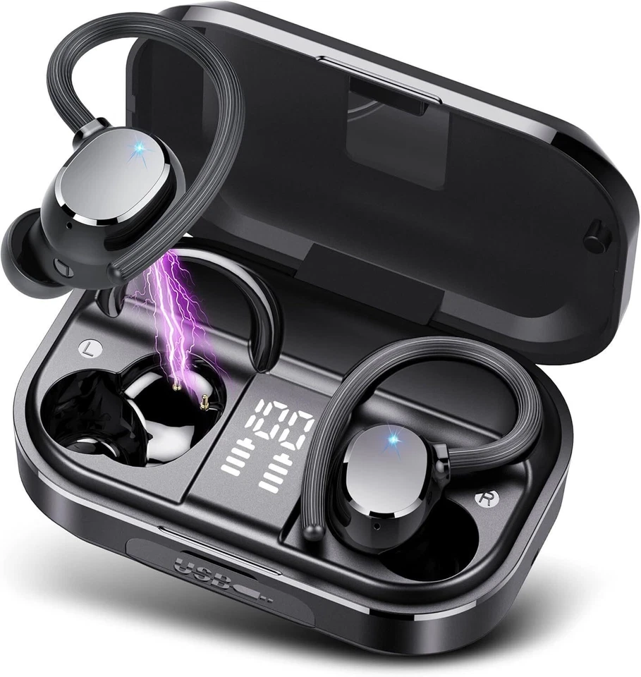 Bluetooth 5.3 in-Ear Sport Kopfhörer, kabelloses Headset, 120 Stunden Akku Q53 - Bild 2 von 4