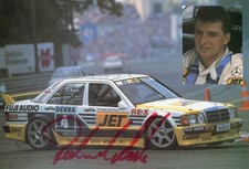 Roland Asch MS-Jet AMG Mercedes 190E 2.5-16V EVO DTM 1989 Top Karte 11x17