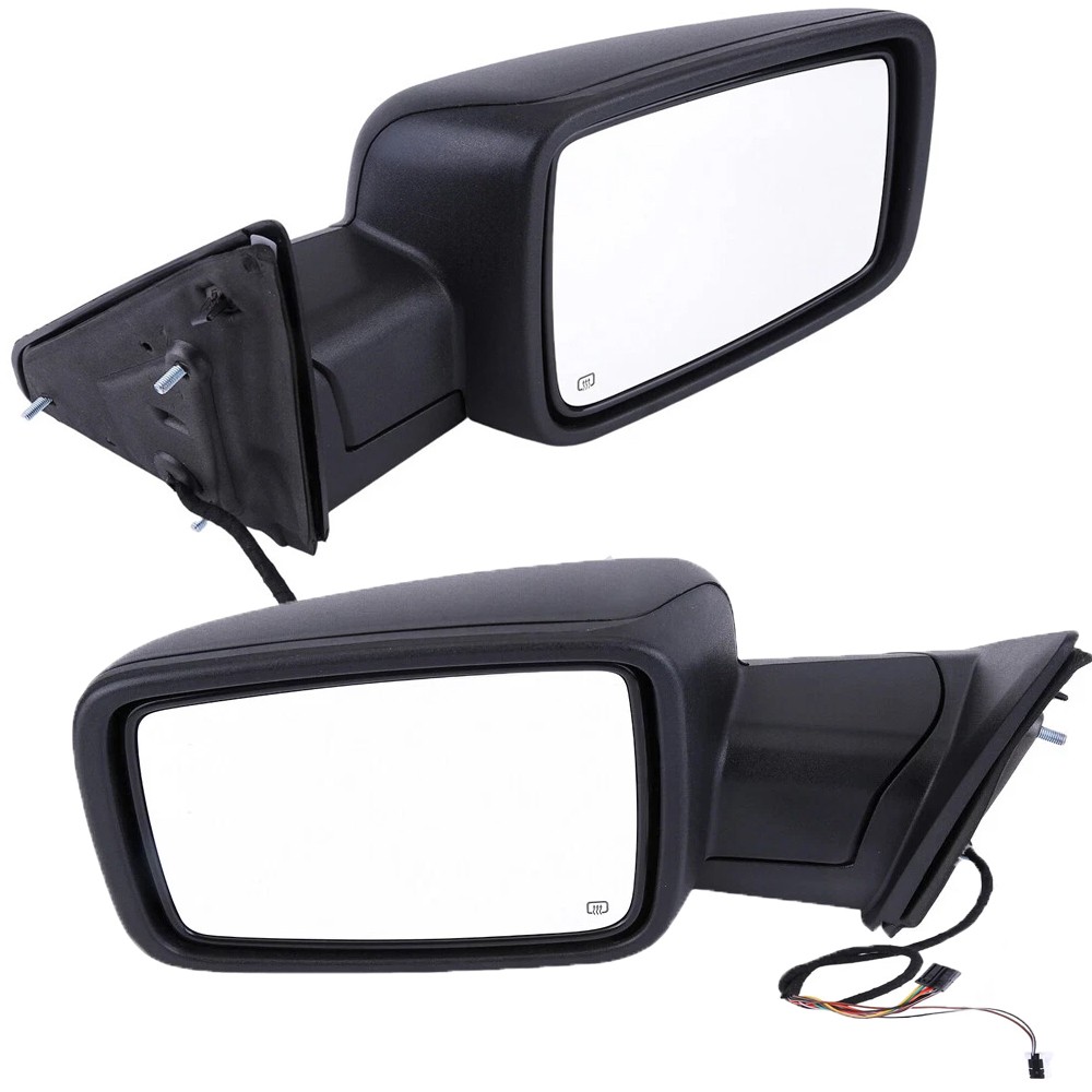Left & Right Side Door Mirror For 13-19 Dodge Ram 1500 Power Fold + Heated +Temp