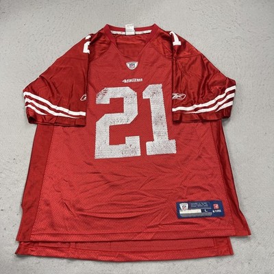 NFL サンフランシスコ49ers ユニ #21 XL オーバーサイズ 赤 San Francisco 49ers Jersey Mens Large Red White Reebok Frank Gore