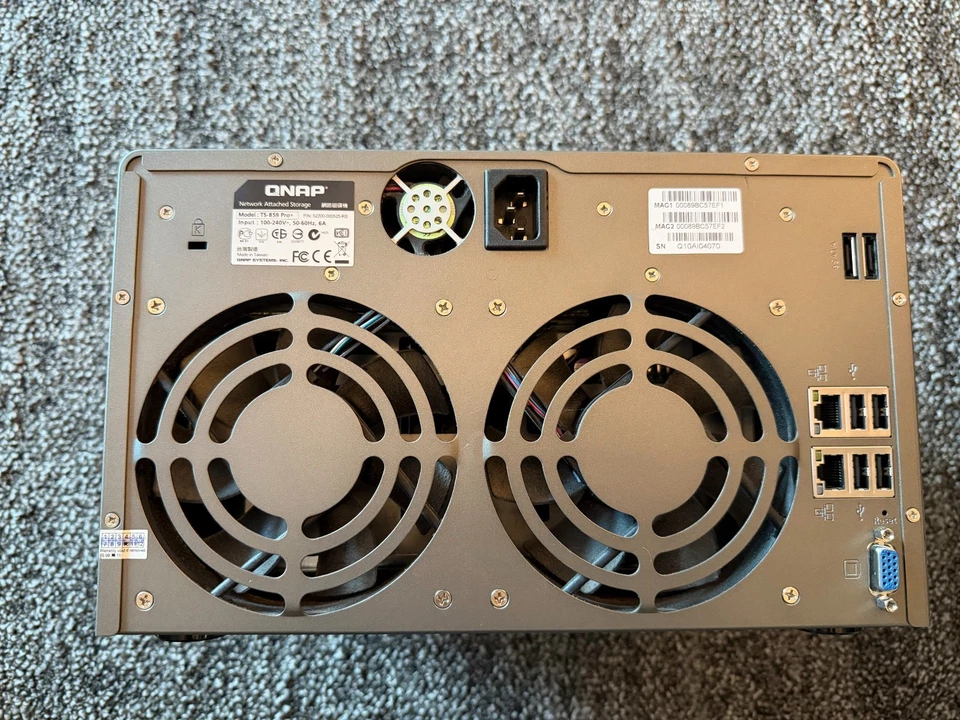 Qnap TS-859 Pro+ 8 Bay NAS - 5) 2TB Hard Drives Included - Image 4 of 4