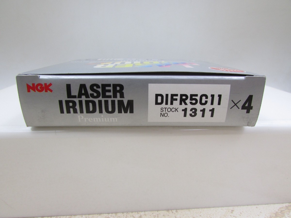 NGK LASER IRIDIUM Iridium High Ignitability Spark Plugs DIFR5C11 1311 Set of 4