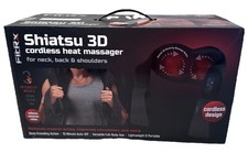 FitRx Shiatsu 3D Cordless Massager with Heat, Neck/Shoulders/Back, 8937